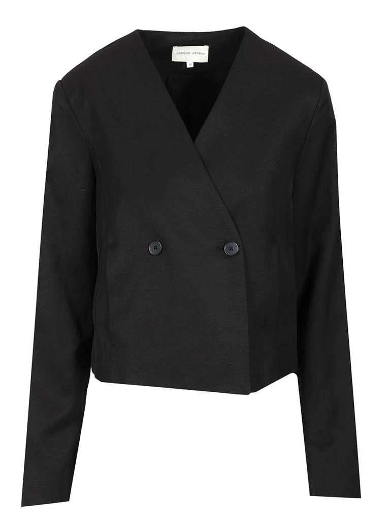 Loulou Studio Cropped Blazer 1