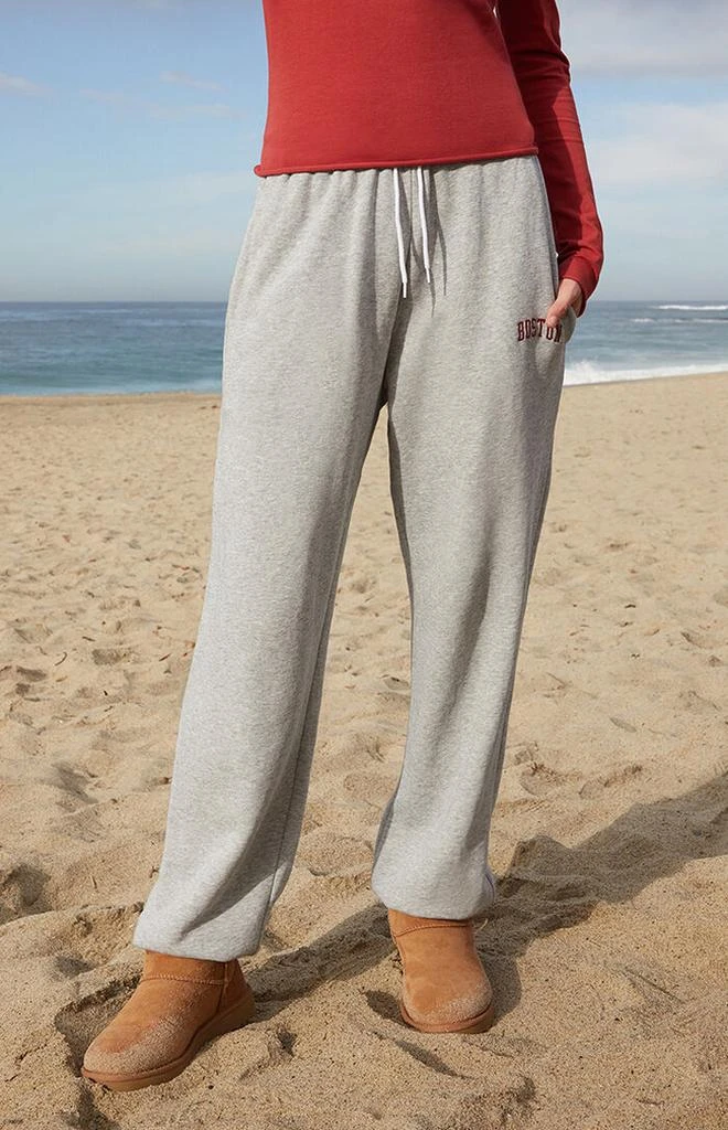 John Galt Gray Boston Rosa Sweatpants 3