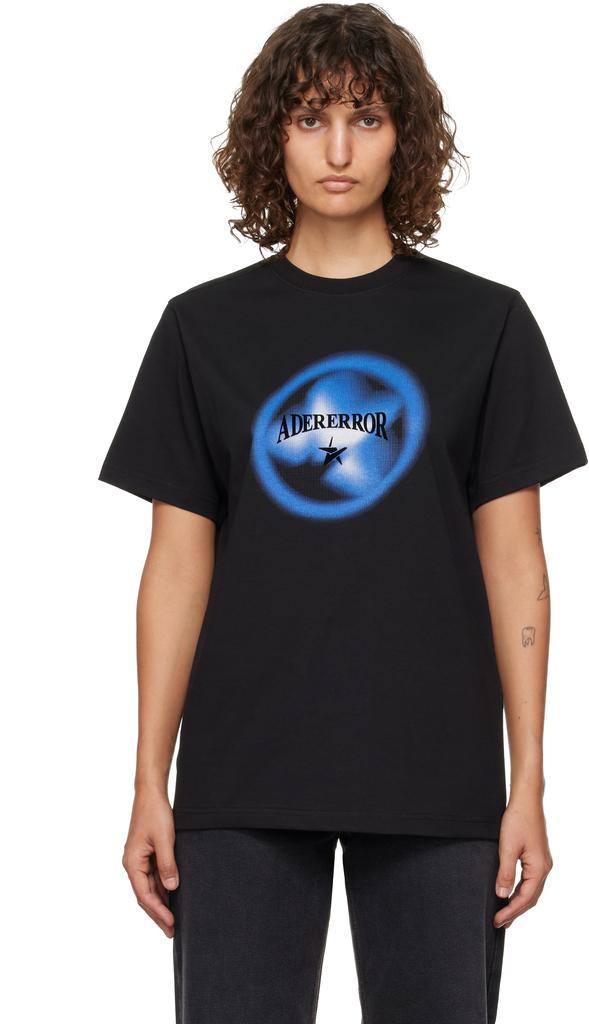 【ADERERROR】Langle t-shirt Noir ADER error Black Langle T-Shirt - T-Shirts - Compare Prices