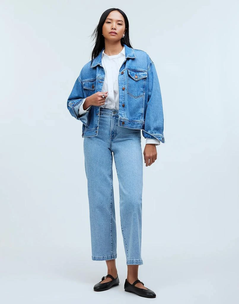 Madewell The Tall Emmett Wide-Leg Crop Jean: Welt Pocket Edition 1