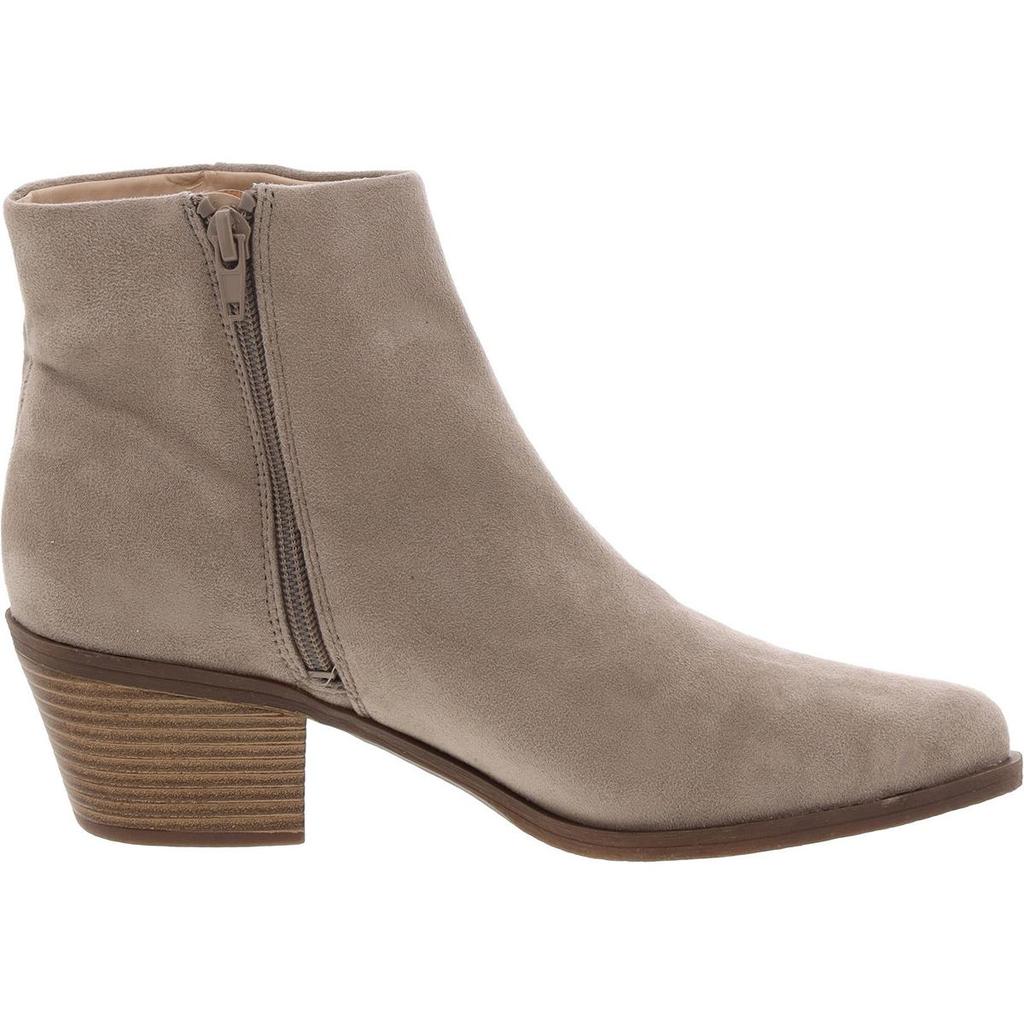 BP. Womens Padded Insole Faux Suede Ankle Boots