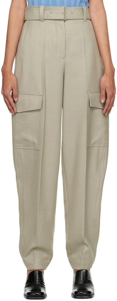 Joseph Taupe Devonport Trousers 1