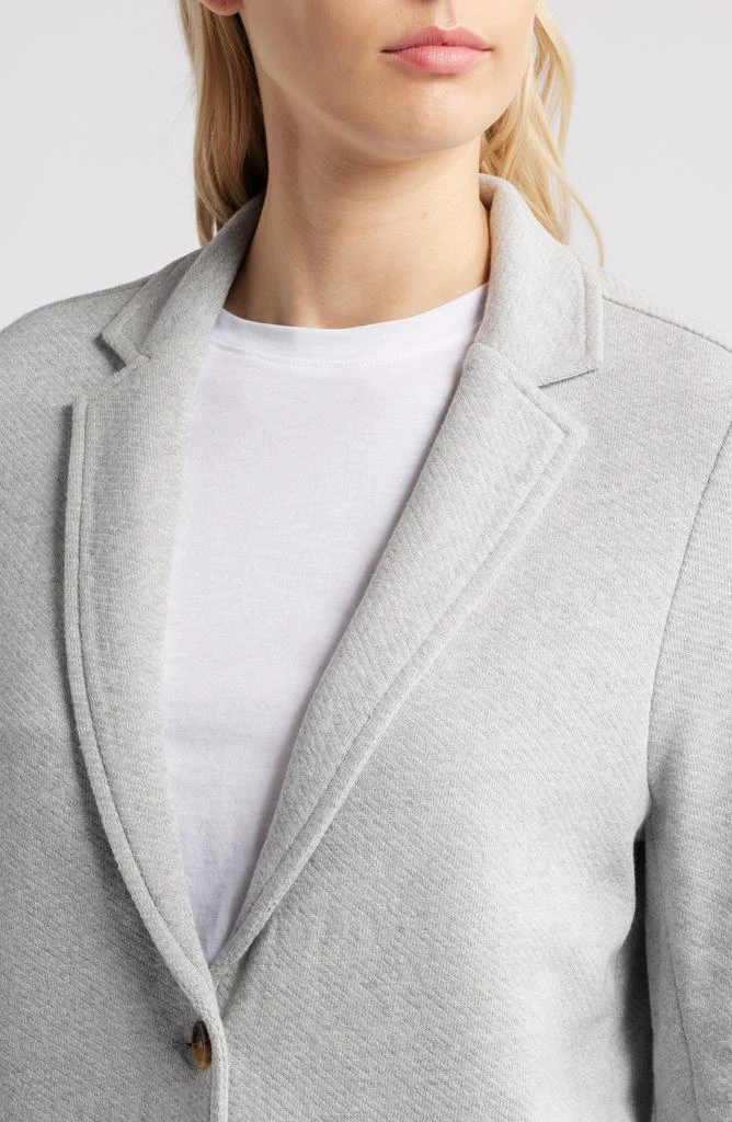 Caslon Relaxed Knit Blazer 4