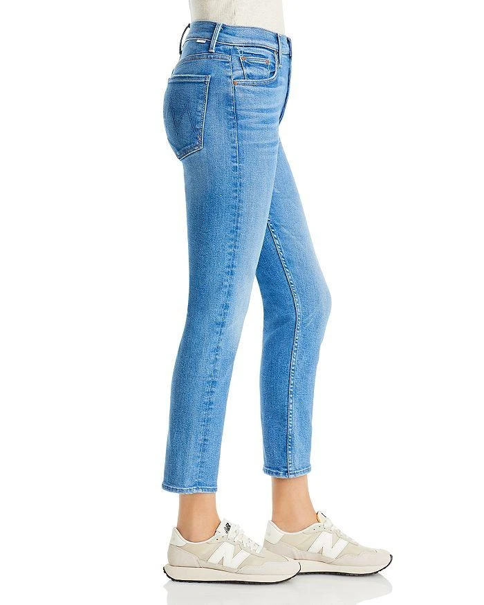 MOTHER The Tomcat High Rise Cropped Straight Leg Jeans in Layover 4