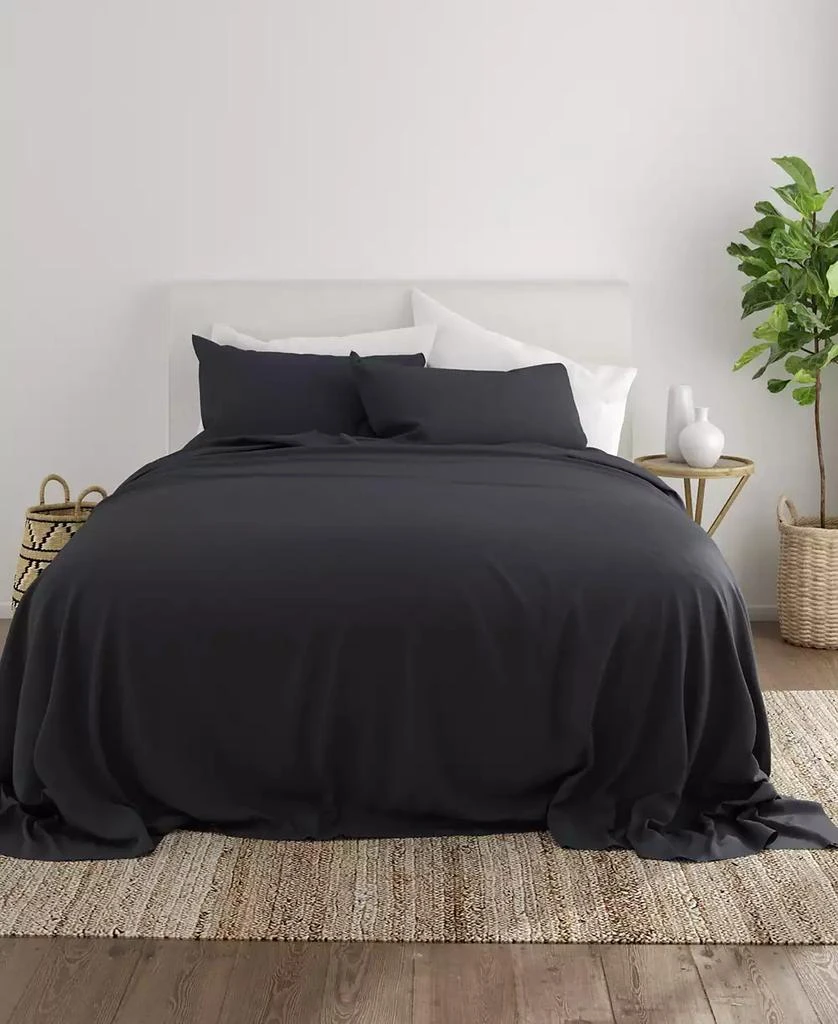 IENJOY HOME Style Simplified 4-Pc. Sheet Set, Queen 2