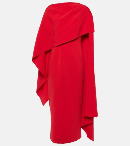 ROKSANDA Demetria caped midi dress 1