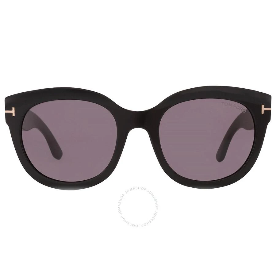 Tom Ford Tamara Smoke Oval Ladies Sunglasses FT1114 01A 54 1