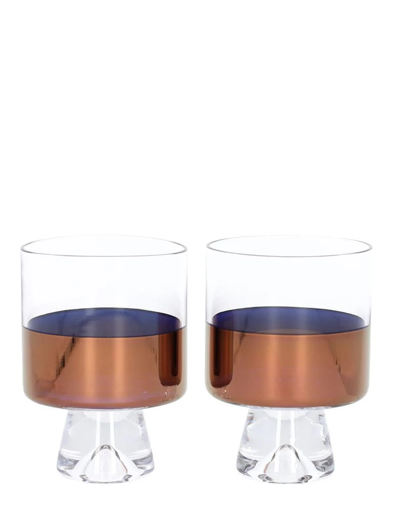 TOM DIXON Set Of 2 Tank Low Ball Glasses 5