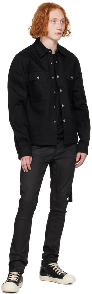 Rick Owens Black Porterville Hustler Long Sleeve T-Shirt 4