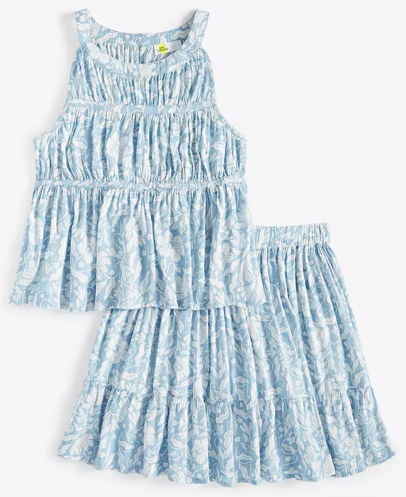 Epic Threads Little & Big Girls 2-Pc. Floral-Print Top & Skirt Set, Exclusively at Macy's