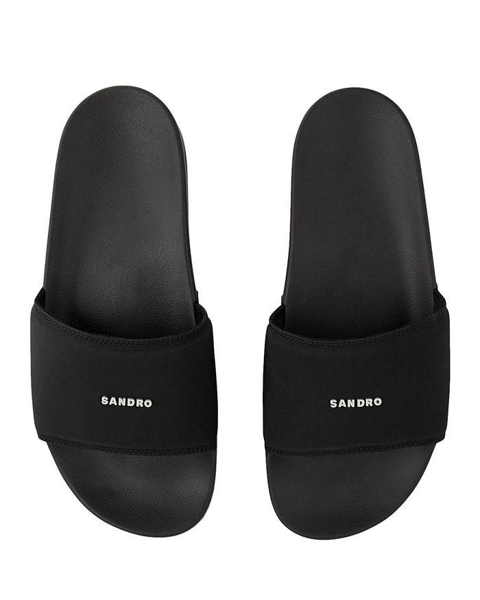 Sandro Men's Logo Rubber Pool Slides