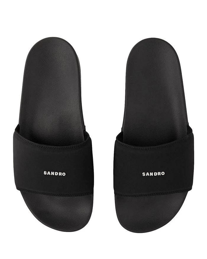 Sandro Men's Logo Rubber Pool Slides 2