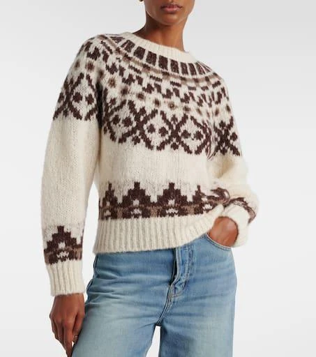 FRAME Fair Isle alpaca-blend sweater 6
