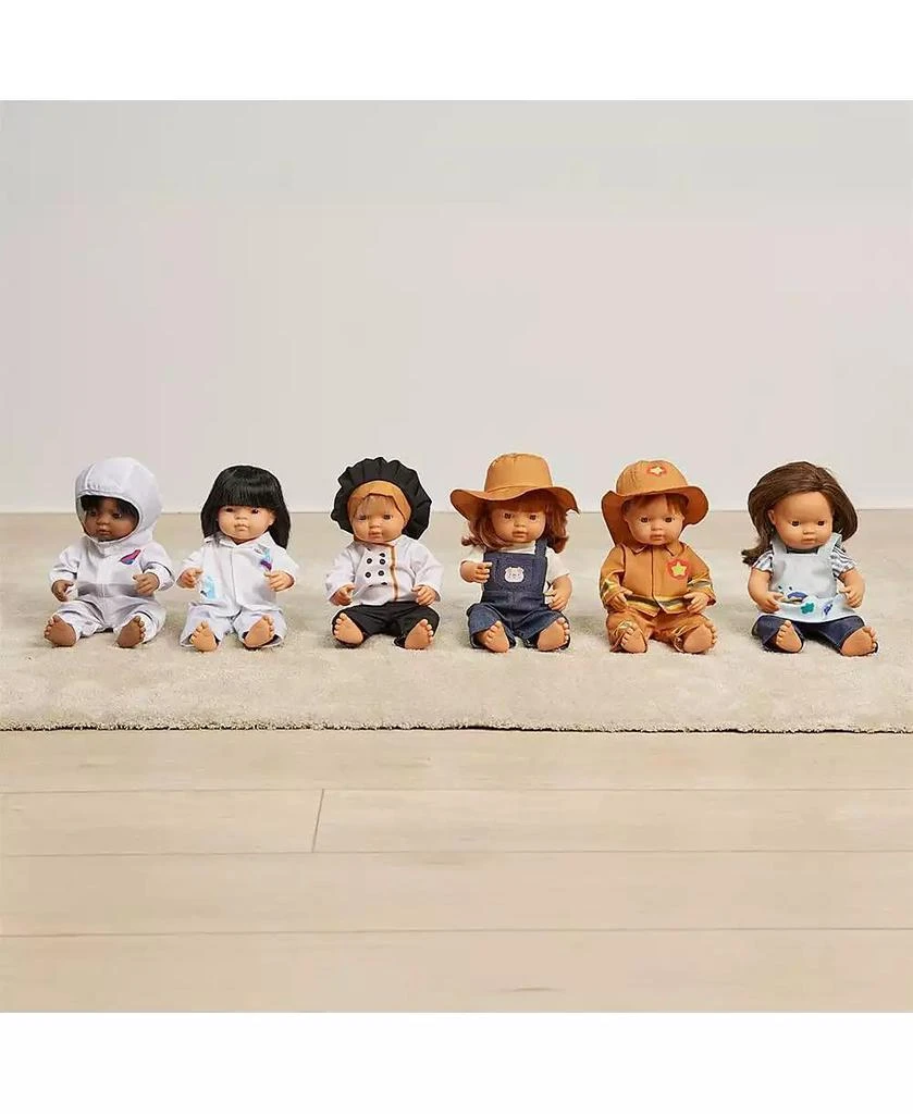 MINILAND Careers Collection - Farmer Doll Outfit with Overalls
Hat for 15" Baby Dolls 3