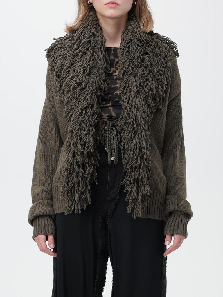 ジャケット BLUMARINE SINGLE-BREASTED SABL JACKET WITH FEATHERS BLUMARINE Blumarine Feather-Trim Sheer Coat - Jackets - Free