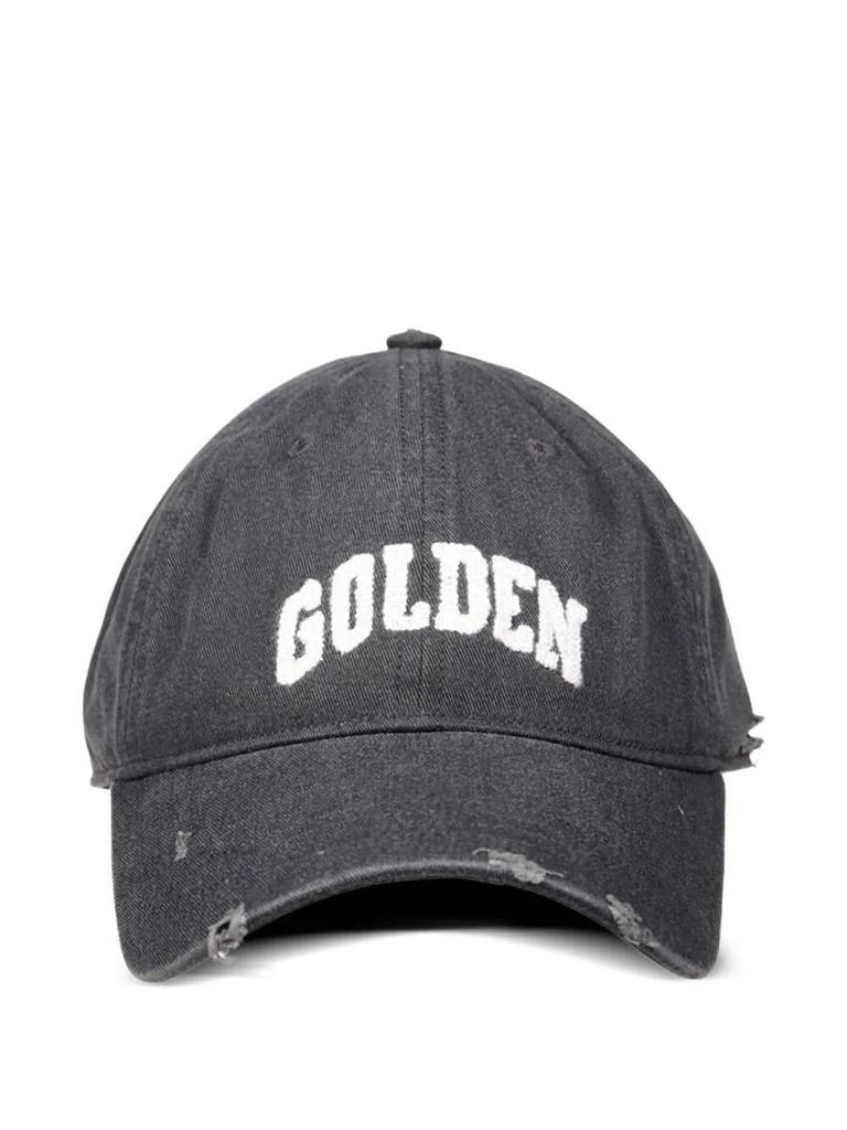 GOLDEN  STAR BASEBALL CAP ゴールデングース黒 Buy Golden Goose Star Baseball Cap - Black At 40% Off