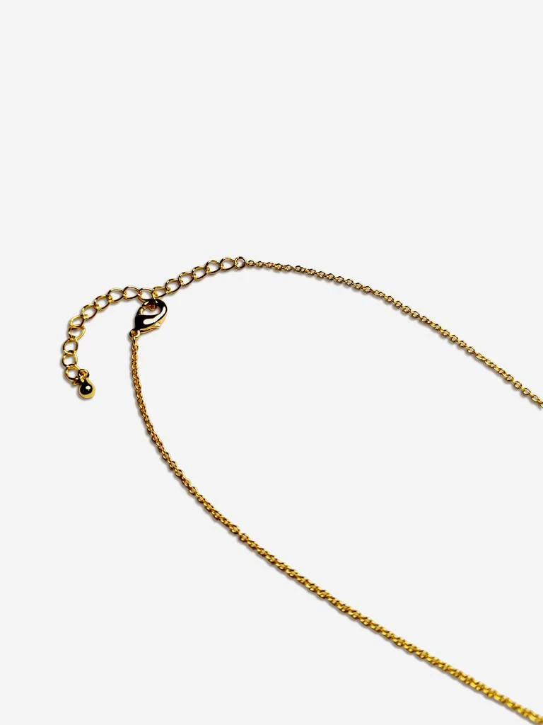 Secret Spoils Secret Spoils Girls Blue Doughnut Flower Necklace in Gold (40cm) 3