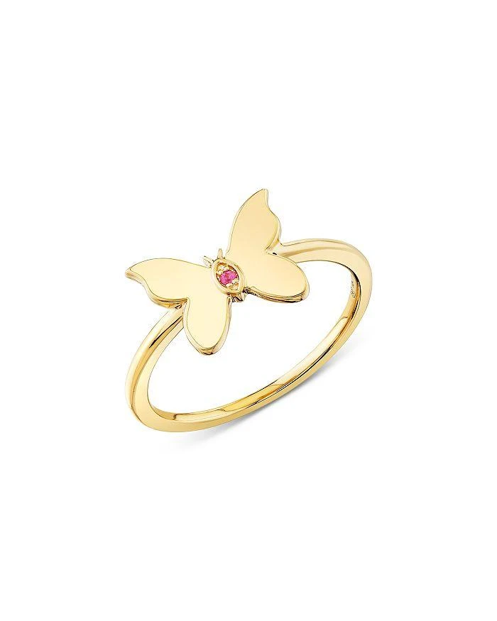 Sydney Evan Wicked x Sydney Evan 14K Yellow Gold Glinda Butterfly Ring