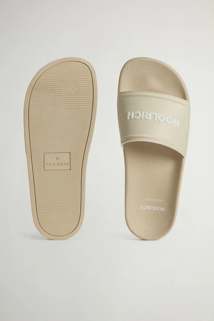 Woolrich Rubber Slide Sandals - Women - Beige 4