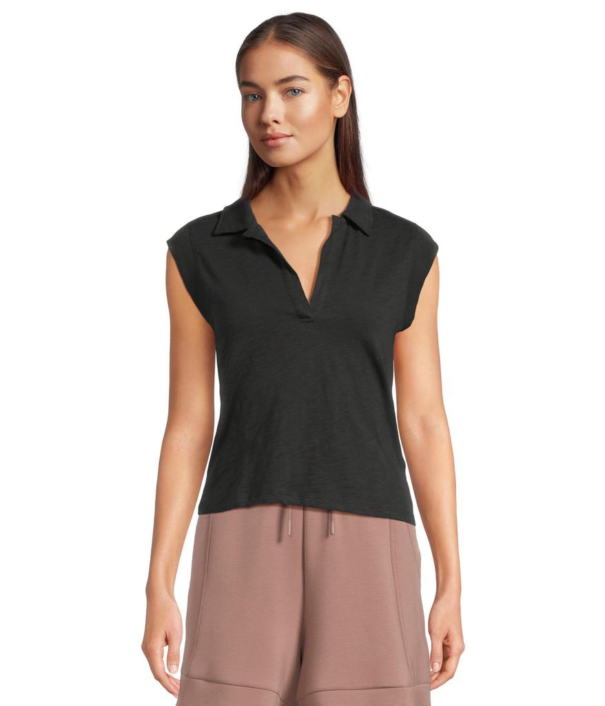 Lilla P Cap Sleeve Polo