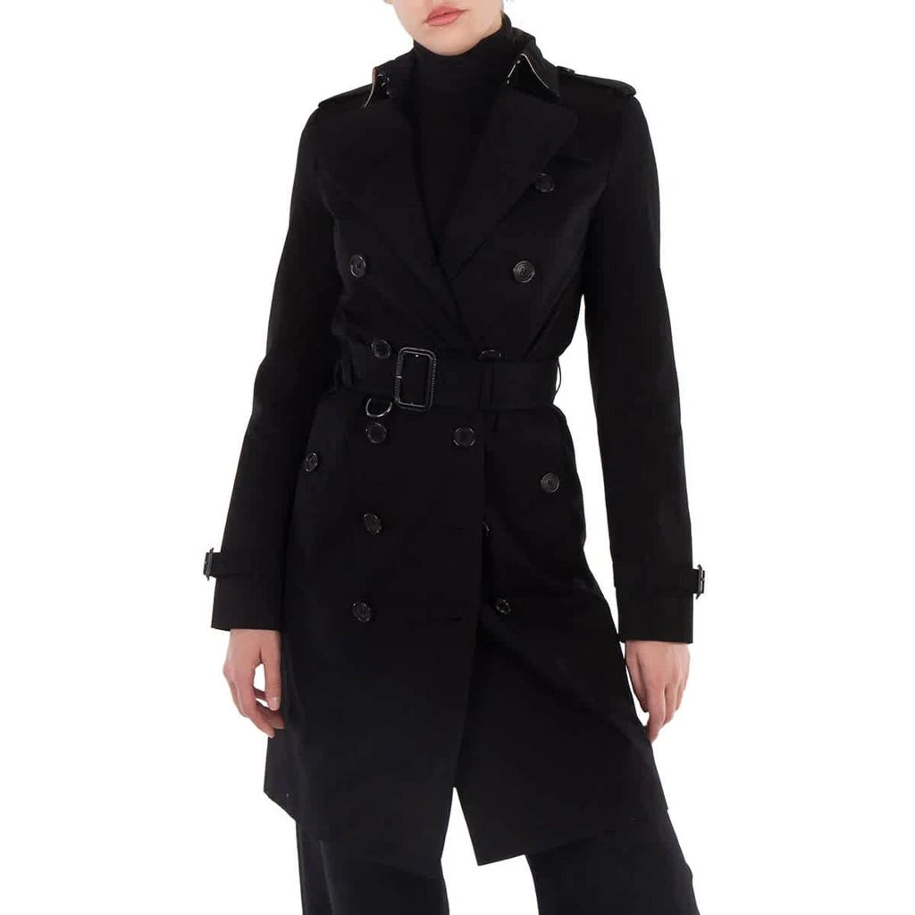 Burberry Black Sandringham Long Double-breasted Trench Coat 2