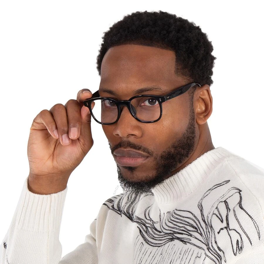 GARRETT LEIGHT Garrett Leight GLCO x MITCHELL & NESS RAMBIS Demo Square Men's Eyeglasses E0148 BK 47 2