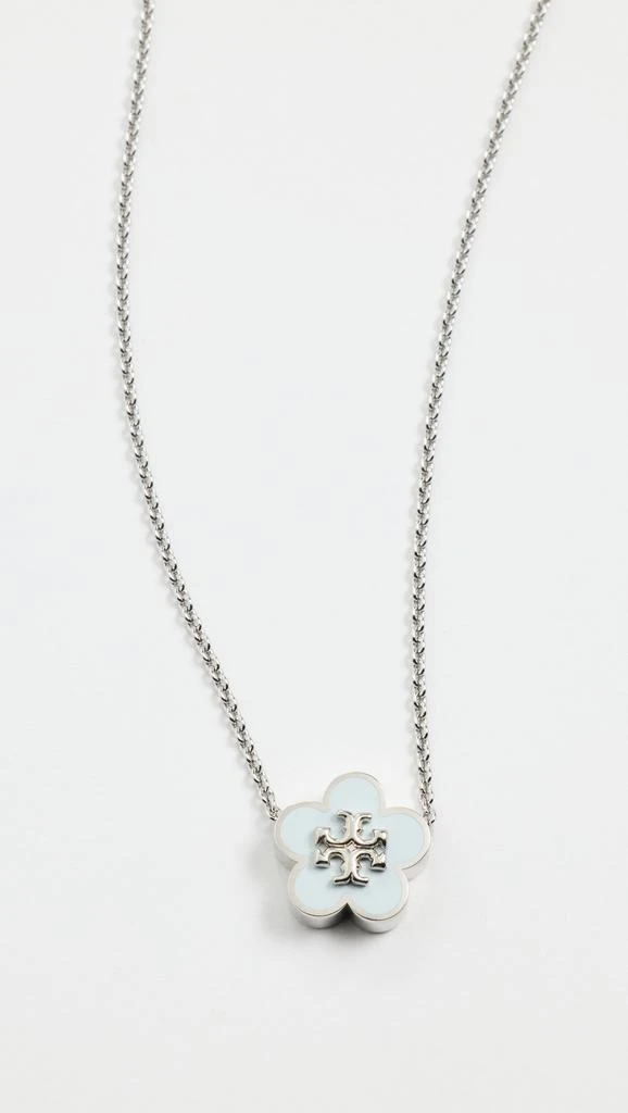 Tory Burch Kira Enamel Flower Pendant Necklace 1