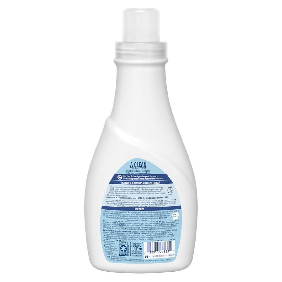 Seventh Generation Liquid Fabric Softener Free & Clear