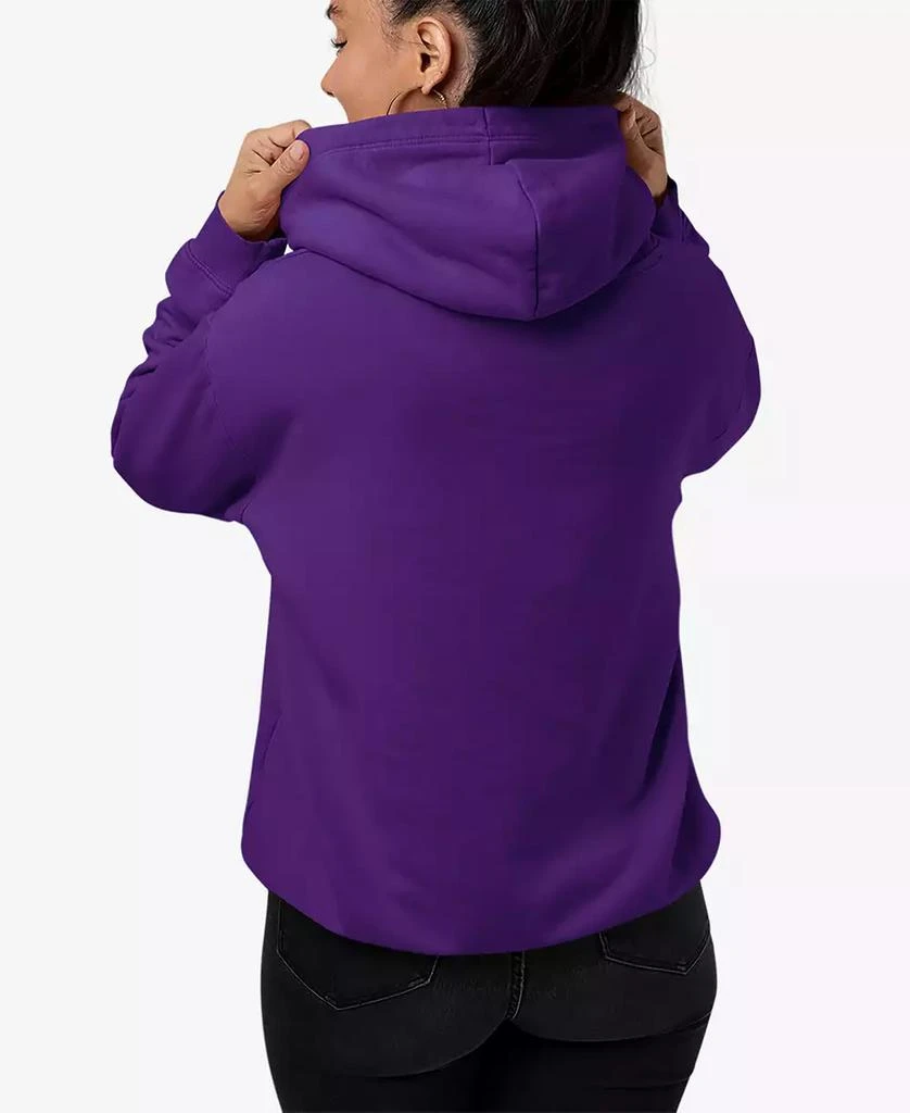 LA Pop Art Women's Word Art Girl Horse Hooded Sweatshirt 5