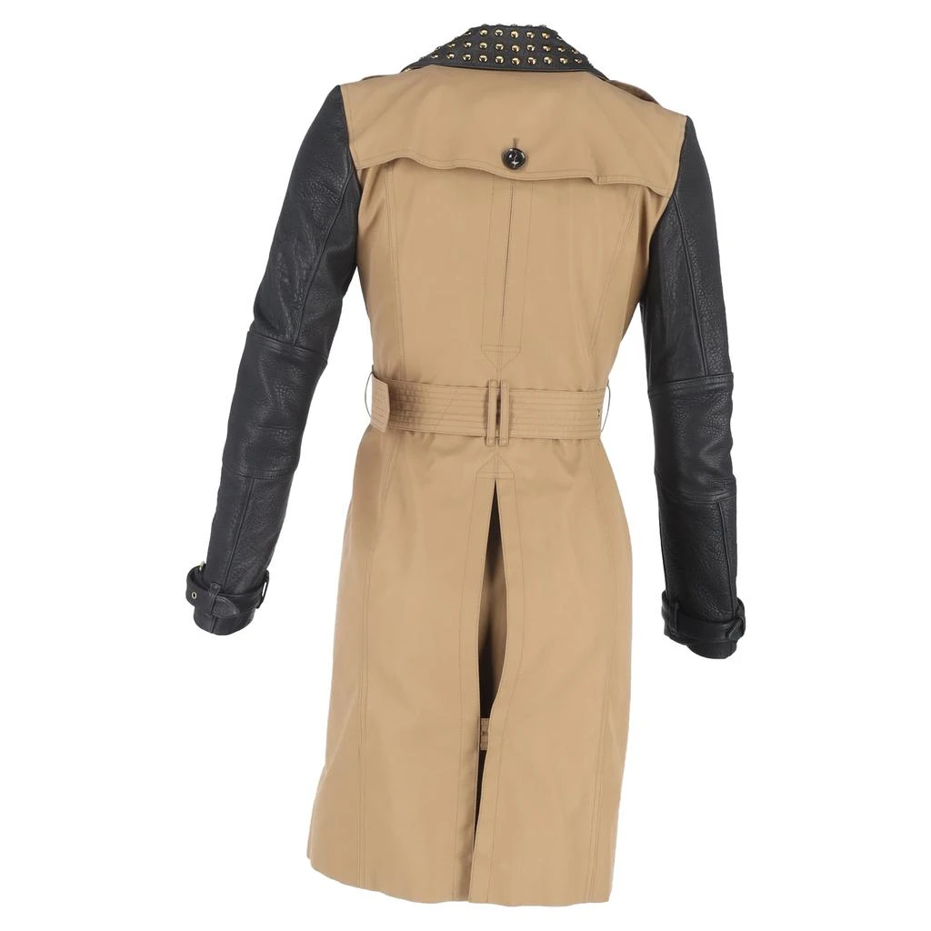 Burberry Brit Double-Breasted Trench Coat in Brown Cotton 3