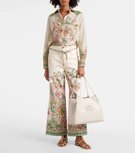 ETRO Libra Large leather tote bag 5