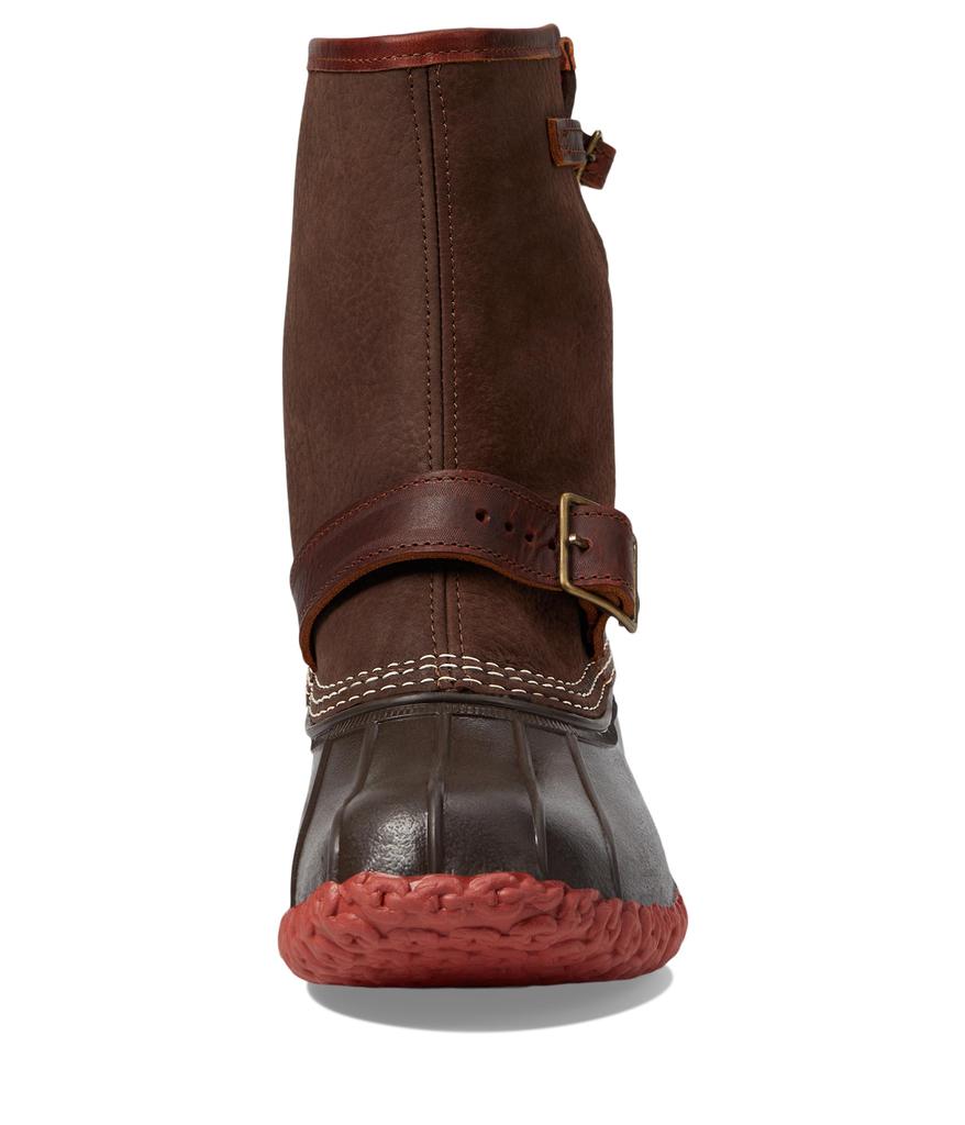 L.L.BEAN Bean Boot 10" Engineer Buckle Flannel Lined