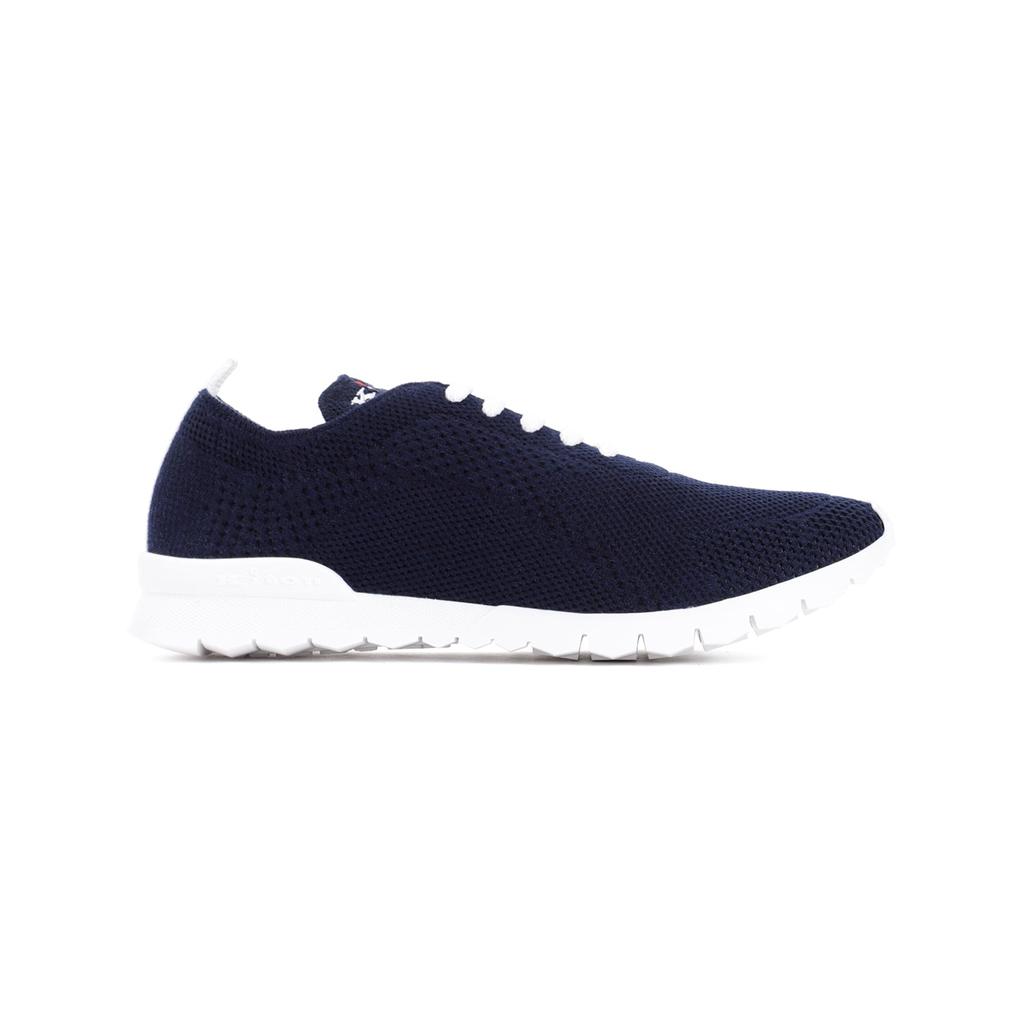 Kiton Blue Cashmere Sneakers Blue 10- - Casual Shoes