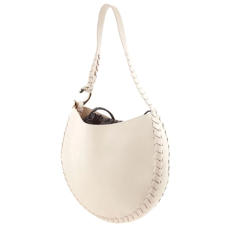 Chloé Large Mate Hobo Bag In Beige 3