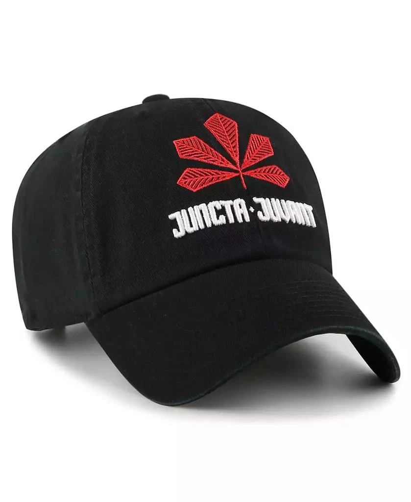 47 Brand Men's Black Cincinnati Reds 2023 City Connect Clean Up Adjustable Hat 3