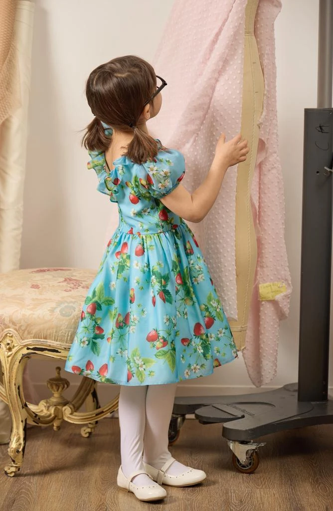 Pippa & Julie Strawberry Print Dress & Bloomers 4