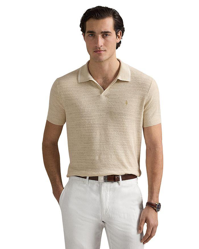 Ralph Lauren Textured Cotton-Linen Polo Sweater - Polo