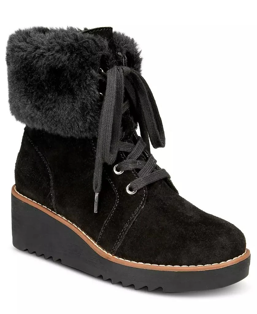Style & Co Women's Iggyy Lace-Up Wedge Boots, Created for Macy's 1
