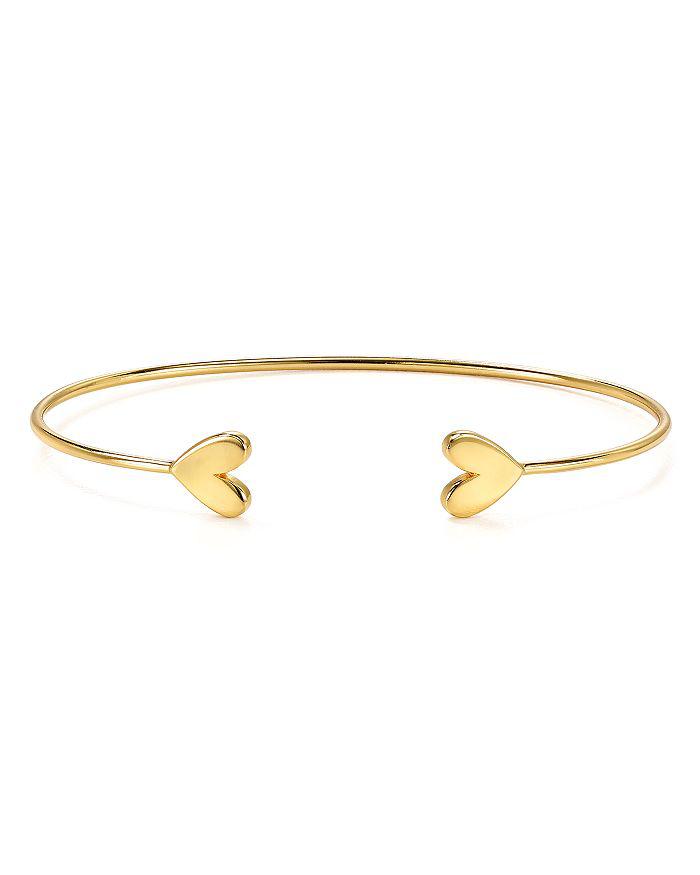 Argento Vivo Heart Cuff Bracelet