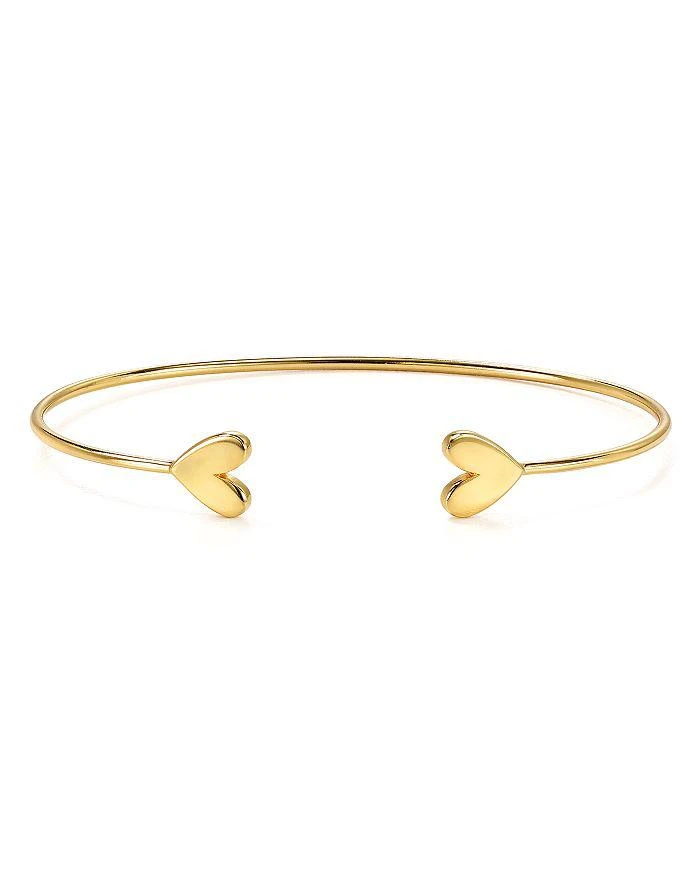 Argento Vivo Heart Cuff Bracelet 1