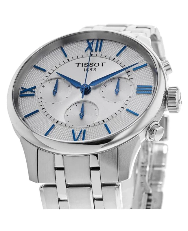 Tissot Tissot Chemin Des Tourelles Automatic Chronograph Silver Dial Steel Men's Watch T139.462.11.038.00 2