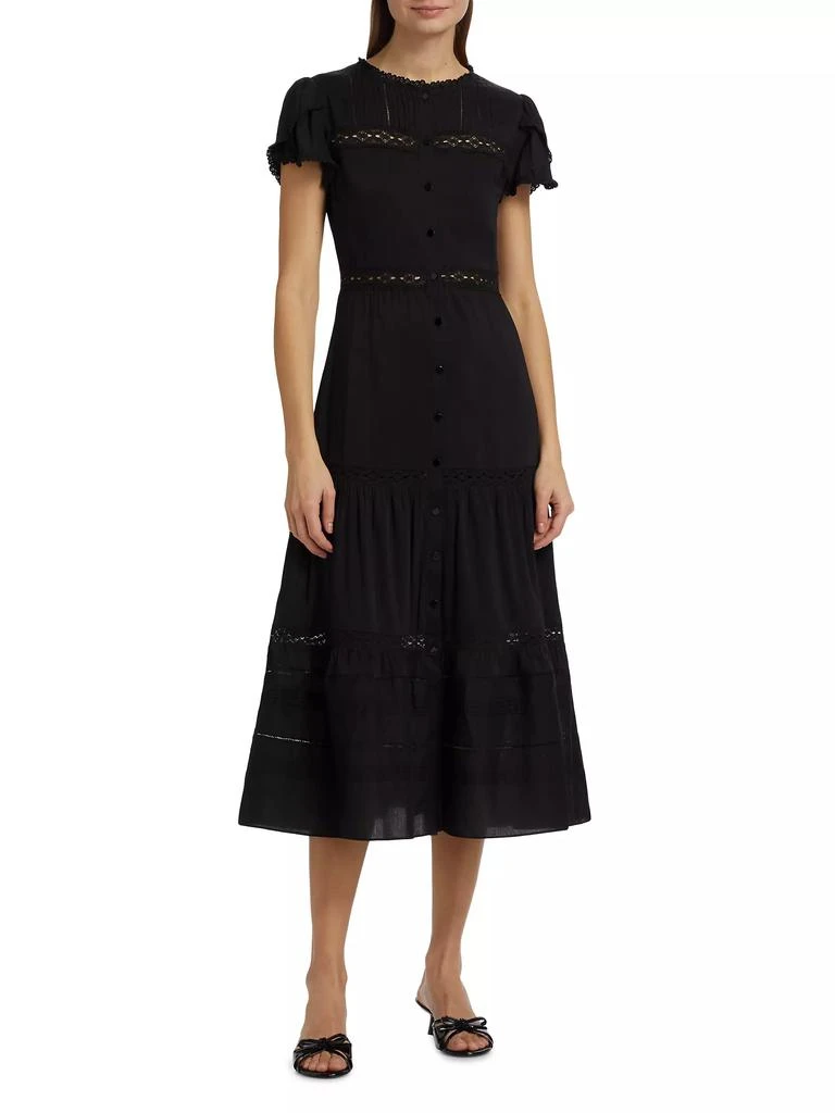 Reformation Zebrina Tiered Midi-Dress 3