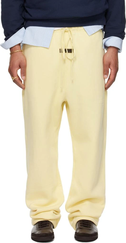Fear of God ESSENTIALS Yellow Relaxed Lounge Pants 1