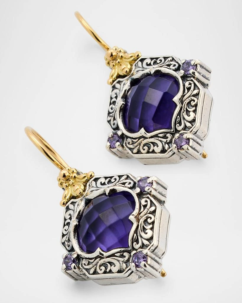 Konstantino Sterling Silver and 18K Yellow Gold Rock Enhancer with Rock Crystal, Amethyst and MOP 3