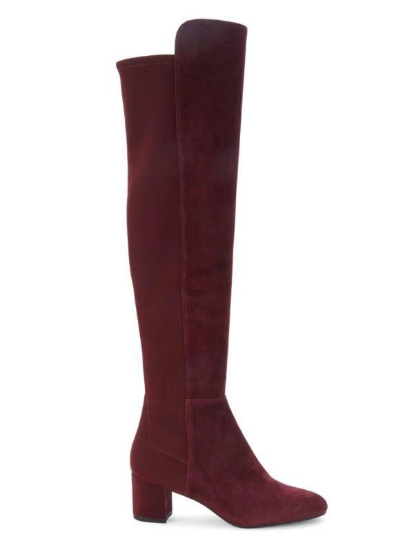 Stuart Weitzman Gillian Suede Knee-High Boots 1