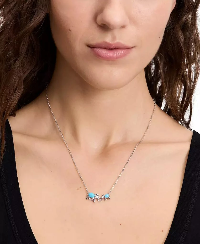 Kate Spade Silver-Tone Mama Elephant Stone Pendant Necklace, 16" + 3" extender 4