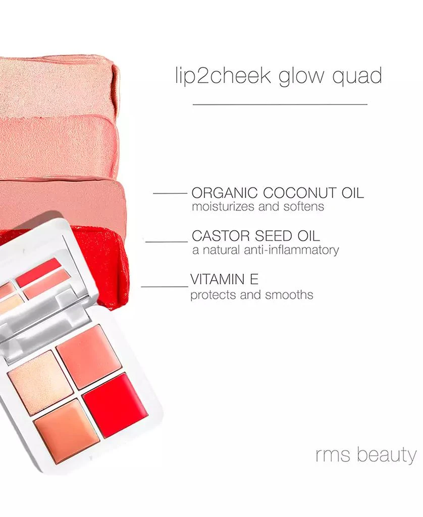 RMS Beauty Lip2Cheek Glow Quad Mini Palette 2