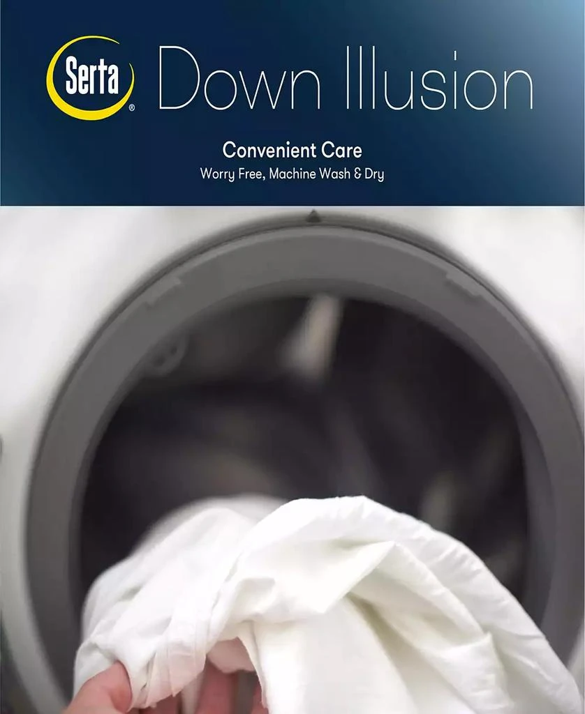 Serta Down Illusion Antimicrobial Down Alternative All Season Comforter - 7