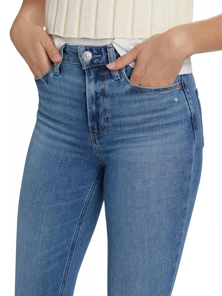 Paige Laurel Canyon High-Rise Straight-Leg Jeans 6