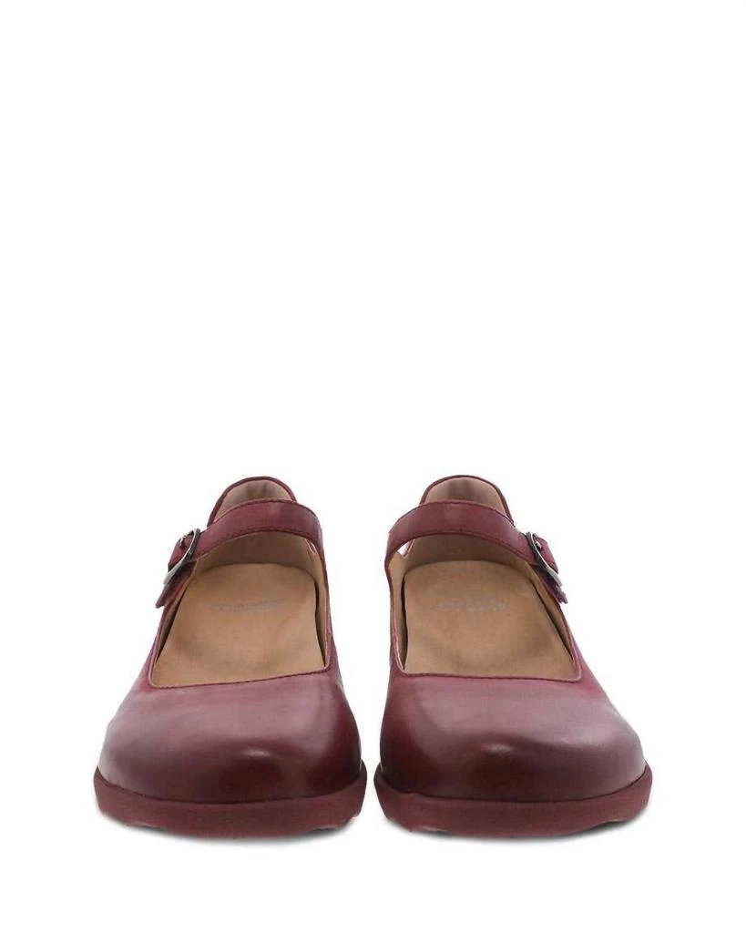 Dansko Women's Marcella Mary Jane Shoes In Red 4